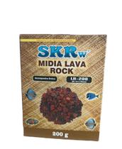 Midia lava rock 10 A 25MM + bolsa 200G - Skrw