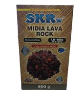 Midia lava rock 10 A 25MM + bolsa 800G - Skrw