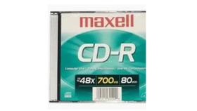 Midia virgem cdrw maxell 700 mb 80 min 1x4x