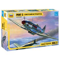 Mig-3 Soviet Fighter 1/72 Zvezda 7204 Mig3 - Kit para montar e pintar