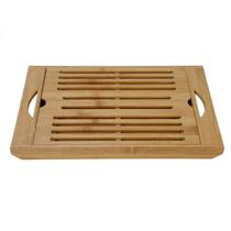 Migalheira Bandeja Tábua Corte Bambu Pães Bolos Dolce Home