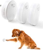 Mighty Paw Smart Bell 2.0, Dog Potty Communication Doorbell, Super-Light Press Button Doorbell (2 Ativadores, Branco)