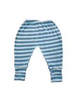 Mijão (Culote) Bebê Listrado Vira-Pé Masculino