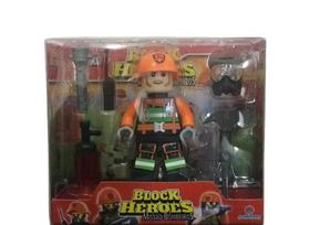 Mike Block Heroes Missao Bombeiros - Polibrinq BL595 Mike Block Heroes Missao Bombeiros - Polibrinq BL595