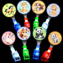 Mikulala, pacote com 24 lembrancinhas de festa Animal Light Up Finger Lights Mikulala, pacote com 24 lembrancinhas de festa Animal Light Up Finger Lights
