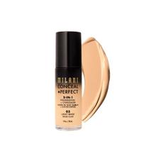 Milani 2 em 1 Light Beige 03 - Base Liquida Milani 2 em 1 Light Beige 03 - Base Liquida