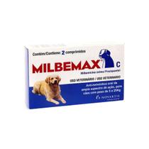 Milbemax Cães 5 a 25Kg Vermifugo 2 Comprimidos Elanco