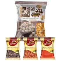 Milho de Pipoca Mushroom 2kg Especial Combo 3 Temperos Ltt Alimentos Milho de Pipoca Mushroom 2kg Especial Combo 3 Temperos Ltt Alimentos
