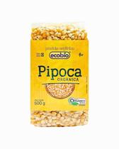 Milho De Pipoca Orgânico Alto Vácuo Ecobio 500g - 1un de milho para pipoca organico