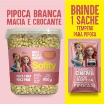 Milho De Pipoca Sofity Milho Especial Para Crianças Pote Rosa 900g + Sache De Tempero