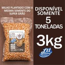 MILHO PARA PIPOCA DOCE MUSHROOM 3kg SUPER GRAO - MILHO PARA PIPOCA DOCE MUSHROOM 3kg SUPER GRAO -