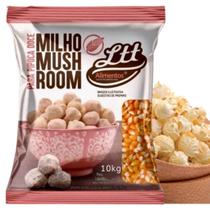 Milho Pipoca Ltt Mushroom Redonda Doce Sal Especial Gourmet 10kg