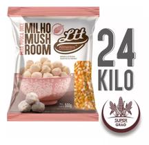 Milho Pipoca Mushroom Gourmet Fardo 24kg Super Grão Ltt