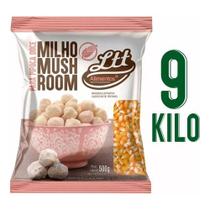 Milho Pipoca Mushroom Redonda Gourmet 9kg Fardo