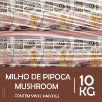 Milho Super Grão Mushroom Pipoca Gourmet Fardo 10 Kilos