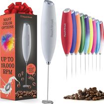 Milk Frother Peach Street Potente Aço Inoxidável Portátil Milk Frother Peach Street Potente Aço Inoxidável Portátil