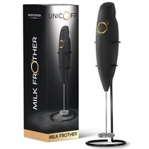 Milk Frother Unicoff Electric Matte Black com livro de receitas Milk Frother Unicoff Electric Matte Black com livro de receitas
