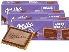 Milka Choco Biscuits Alpine Milk Importado150g - 3 Unid