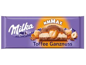 Milka Toffee Wholenut Chocolate Alpine Caramelo Avelãs 270g - Importado