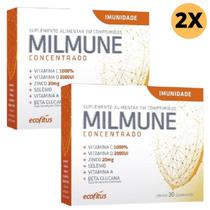 Milmune 2 Unidades Com 30 Comp Cada Caixa Aumentar Imunidad