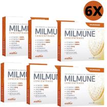 Milmune 6 Unidades Com 30 Comp Cada Caixa Aumentar Imunidade