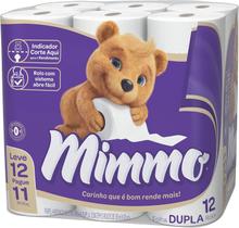 Mimmo Papel Higienico Folha Dupla, 30m 12un