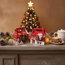 Mimo Cliente 20 Maletinhas Natal Caixinha Lembrancinhas