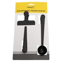 Mimo Style Conjunto Prendedores de Embalagens Inox 3 Peças