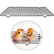 Mimo Style Grade Para Resfriar Bolos Pães Biscoitos Cookies e Doces Grelha de Resfriamento Antiaderente 40x25cm Aço Inox