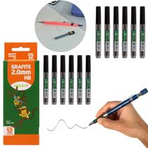 Mina Grafite Hb Lapiseira Resistente 12 Un 2.0mm