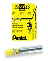 Mina para Portaminas Pentel Super Hi-Polymer 0.9mm 2B 180 piezas Mina para Portaminas Pentel Super Hi-Polymer 0.9mm 2B 180 piezas