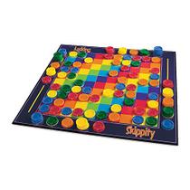 MindWare Skippity Jogo de tabuleiro de pular e capturar para 2 a 4 jogadores Twist on Checkers 100pc Diversão para crianças e adultos, idades 5+