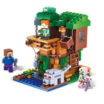 Mine Craft Casa na Árvore Bloco de Montagem Legotipo