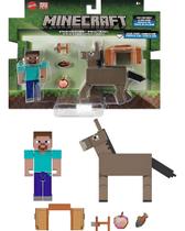Minecaft - Steve e Burro MATTEL