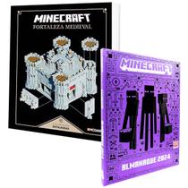 Minecarft Kit 2 Livros Guia Construções + Novidades 2024