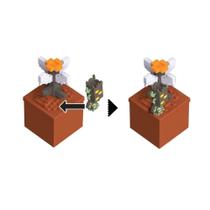 Minecraft Bloom Blocks Flor de Olho - Mattel Minecraft Bloom Blocks Flor de Olho - Mattel