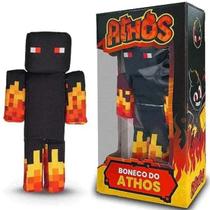 Minecraft Boneco ATHOS Youtuber Streamers Espuma 35CM Cosmo KIDS
