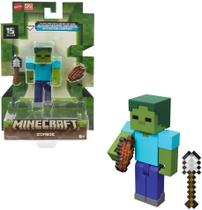 MINECRAFT - BONECO - ZOMBIE - 8cm (EDIÇÃO ESPECIAL 15 ANOS)