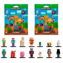 Minecraft Bonecos Colecionáveis Video Game Mini Figuras Surpresa Com 24 Personagens Multikids