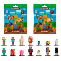 Minecraft Bonecos Colecionáveis Video Game Mini Figuras Surpresa Com 24 Personagens - Multikids