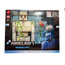 Minecraft Diamond Figura de Brinquedo Golem de Ferro Exclusivo Colecionável de 5.5 Mattel HLN39