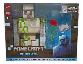 Minecraft Diamond Level Goldem De Ferro Mattel Hln39 Minecraft Diamond Level Goldem De Ferro Mattel Hln39
