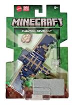 Minecraft PHANTOM com Membrana Fantasma e Bloco de Quartzo Figura 4,5 Mattel JCN36