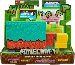 Minecraft Sniffer com sons de jogo e design pixelado - Mattel HXM85