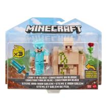 Minecraft vanilla figuras 3,25 polegadas pack duplo sort gtt53 t1019 50