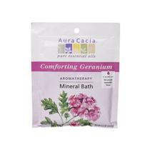 Mineral Bath Comforting Geranium 2,5 Oz da Aura Cacia (pacote com 2)