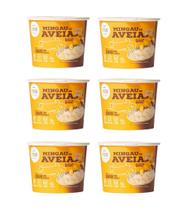 Mingau de Aveia Banana com Canela Sem Glúten, Sem Leite e Vegano - 06 UNIDADES (pronto em 05 minutos)