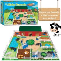 Minha Fazenda Fazendinha 41 Peças com Animais Nig Brinquedos