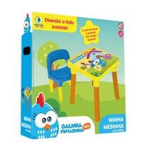 Minha Mesinha Com Cadeira Infantil Galinha Pintatinha Mini Minha Mesinha Com Cadeira Infantil Galinha Pintatinha Mini