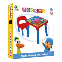 Minha Mesinha Com Cadeira Infantil Pocoyo - Monte Líbano Minha Mesinha Com Cadeira Infantil Pocoyo - Monte Líbano